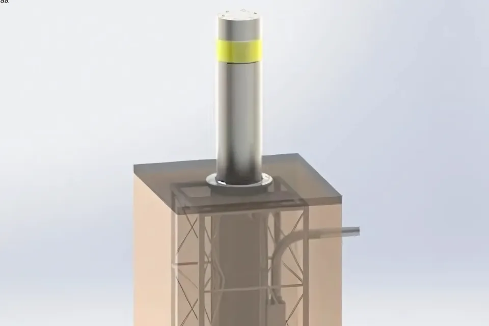 PAS68 Automatic Bollards EAG06000 Range — product rendering