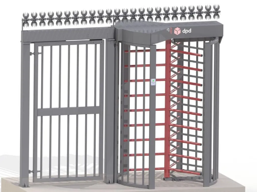 Commercial Turnstiles — product rendering