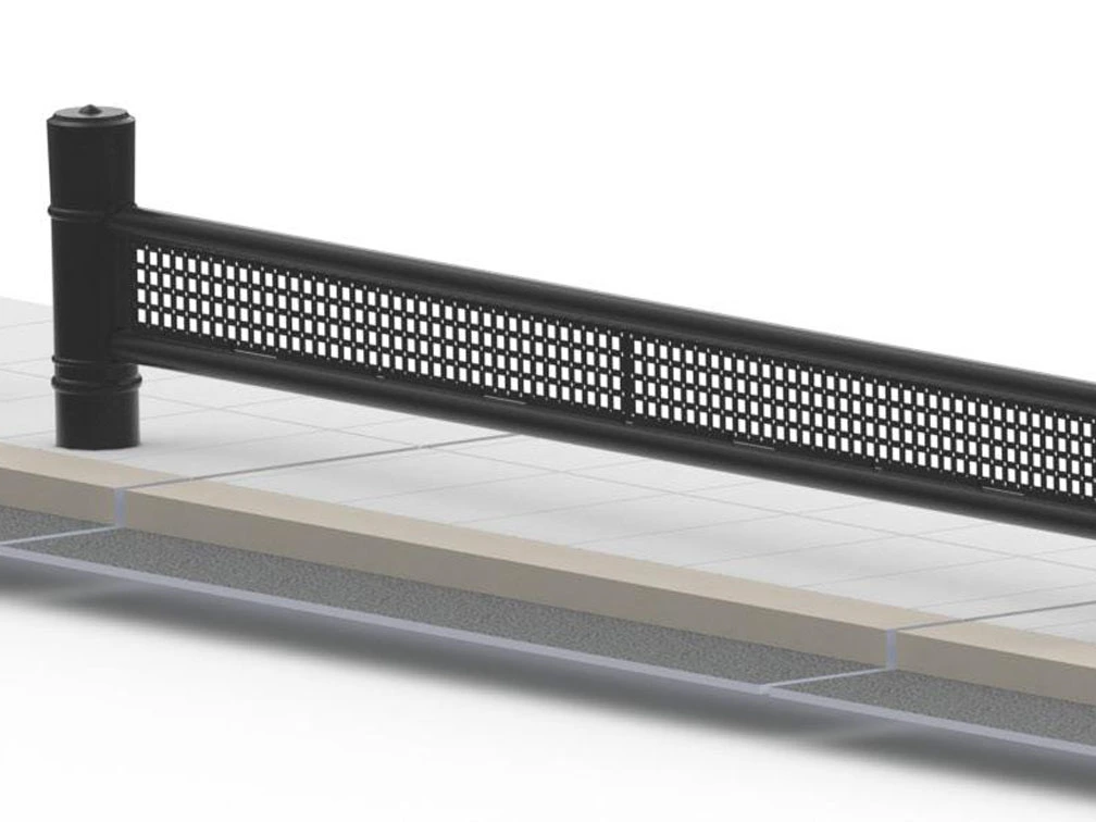 IWA14-1 Bridge Rail EAG080-30BR — product rendering